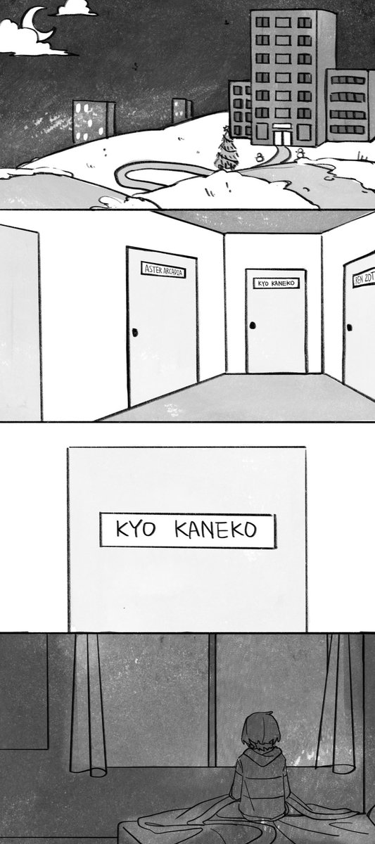 我都忘記要公開了,這次參與繪製半週年的漫畫,能被邀請畫Kyo的漫畫真的很榮幸🥺謝謝大家的喜歡💙💙 (1/2) #DrawKyo 