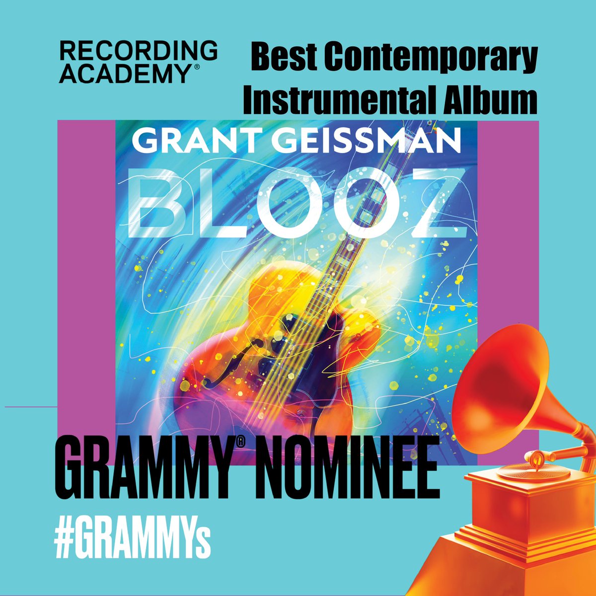MesabluemoonR's tweet photo. Wishing @grantgeissman best of luck at #TheGrammys tomorrow!
Listen to his nominated album Blooz 💙❤️https://t.co/wp5A03GnKl https://t.co/F12xyv7z8P