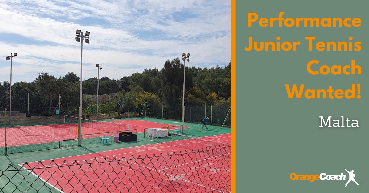 A Tennis Academy in Malta is looking for a Performance Coach to work mostly with an 11 year old girl, who works hard and who has been achieving very good results in Malta and internationally. 

Click the link below for more info!
buff.ly/3HUaD3F 

#OrangeCoach