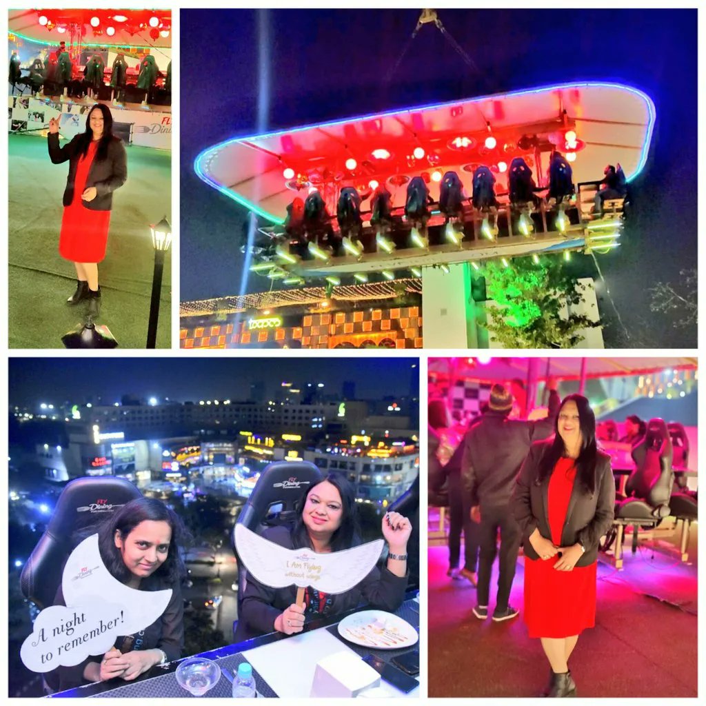 MeenaJoshi_'s tweet photo. #flydining #adventure #dining #hanging #restaurant
A thrilling fine-dining experience at the height of around 160ft.... https://t.co/O1pjjMNvgx