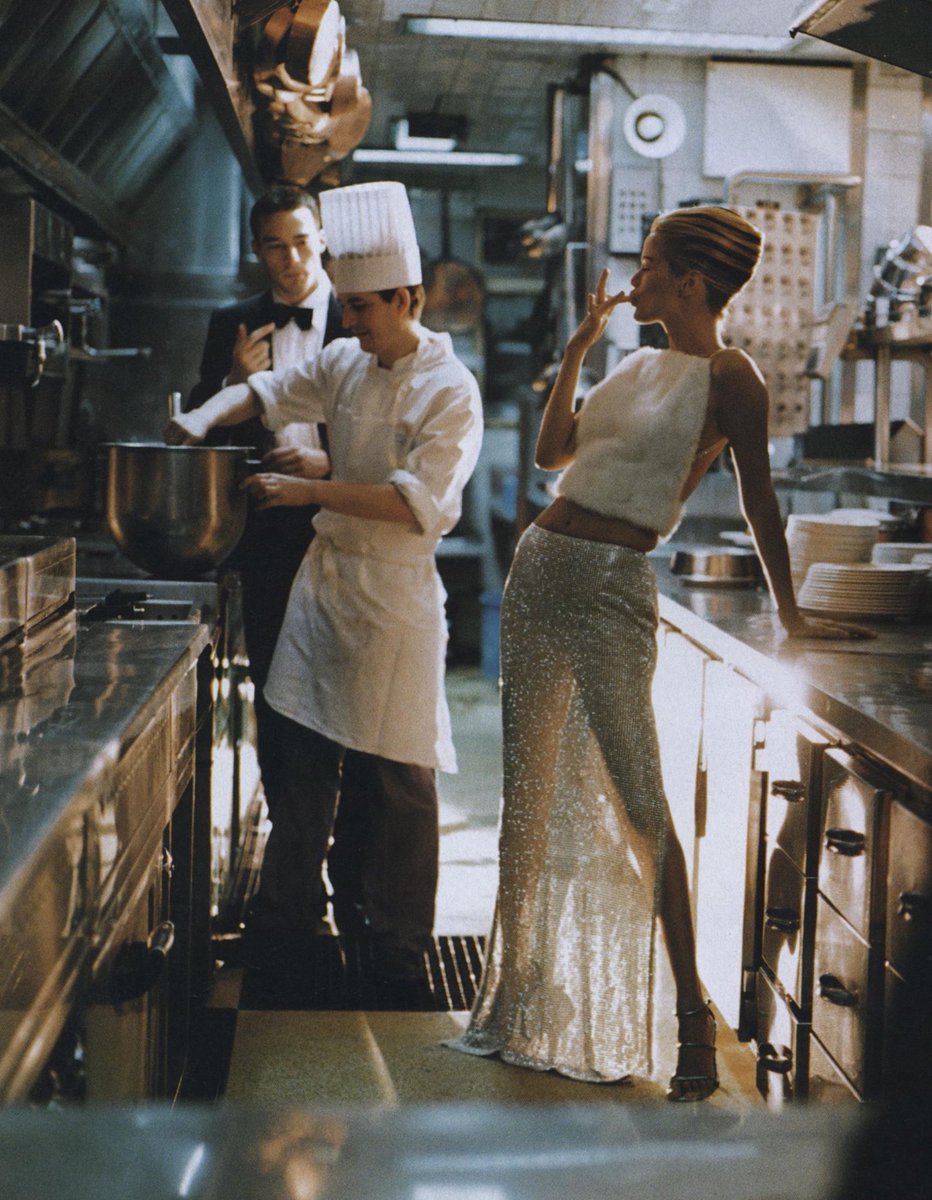 vogue us, oct. 1998. 
carolyn murphy shot by steven meisel