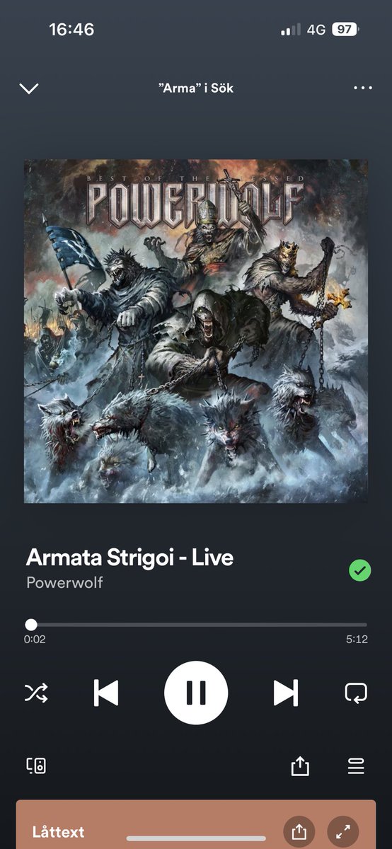 Lite Lördags Godis!  🤘😍🤘

#heavymetalneverdies #powerwolf