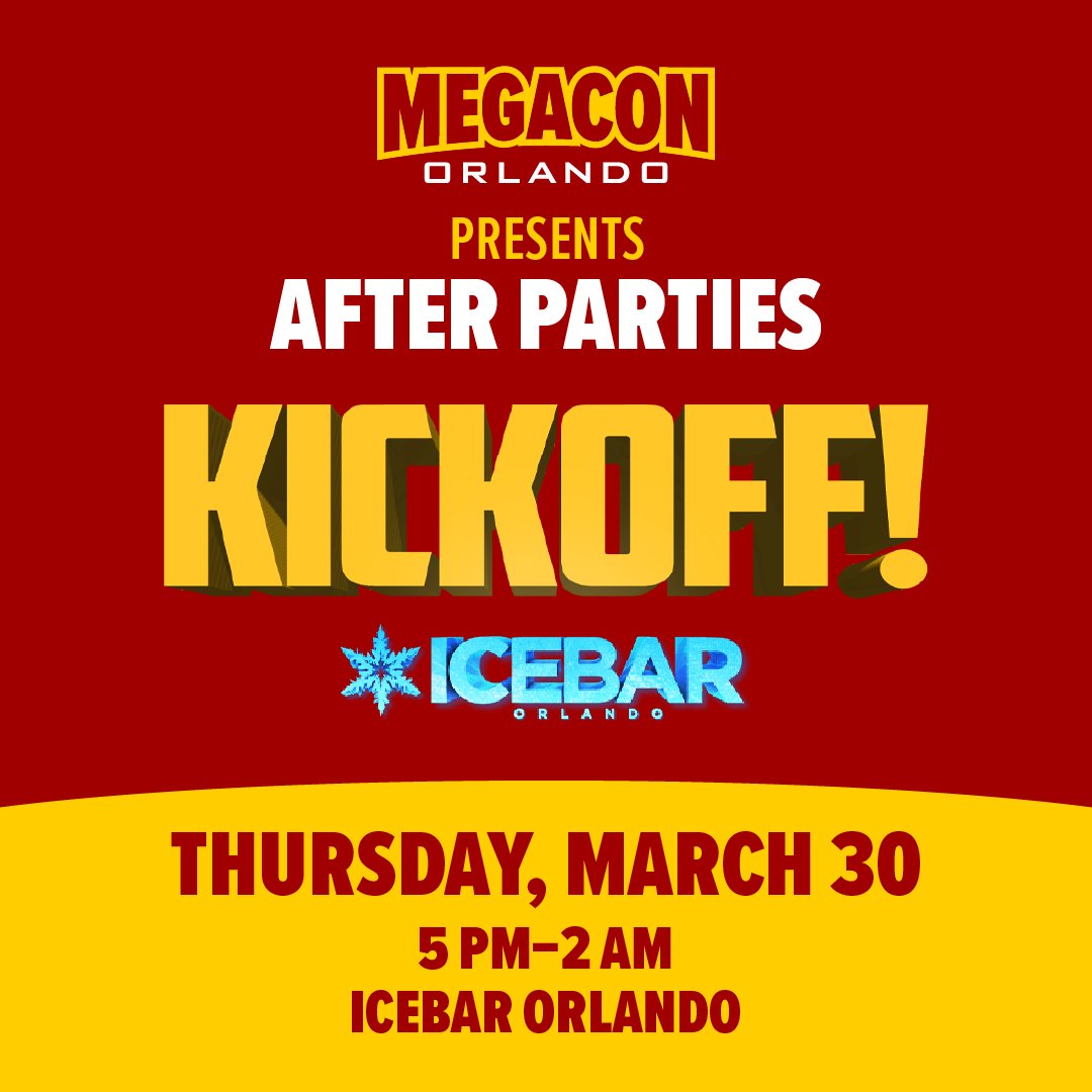 MEGACON Orlando on Twitter "The fun doesn’t stop once the Show Floor closes. From the Kick Off