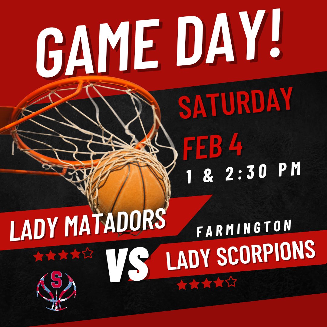 kensando11's tweet photo. #GameDay for the #SHS #Matadors in the Bullring today!! #DistrictTime
#GirlsPrepHoops #HoopLife #SeniorSzn
🏀🏀🏀 https://t.co/GBcH9npG35