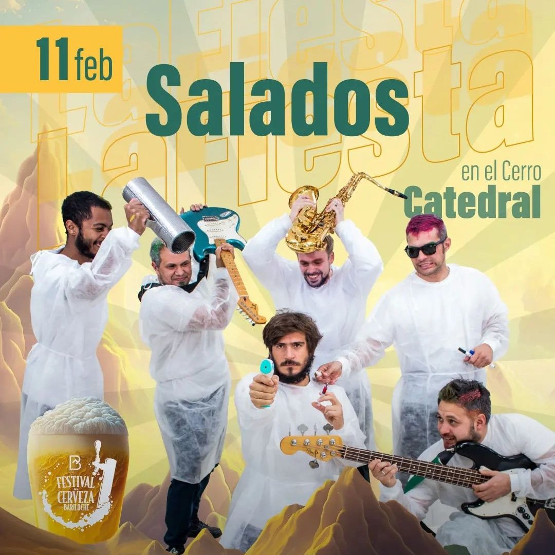 Saladosbanda's tweet photo. 6 Días 🇦🇷

Solo días para volver a reencontrarnos 🤝🏻.

#GiraPatagonica

11/2 @festivaldelacervezabrc

🧠@seaproduce https://t.co/PILonQhPYg