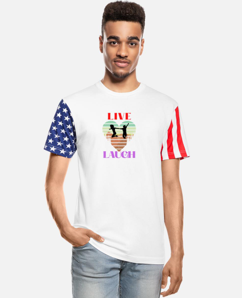 LIVE LOVE LAUGH Unisex Stars & Stripes T-Shirt spreadshirt.com/shop/design/li… #WorldCancerDay #BabyDoge #BTS #BurnBabyBURN Keita ECHR Maya Shib Sterling #isitok Button lana Binance Gates Missouri #B12Hr Skinamarink Noodles Brussels #Bitcoin #NFTs