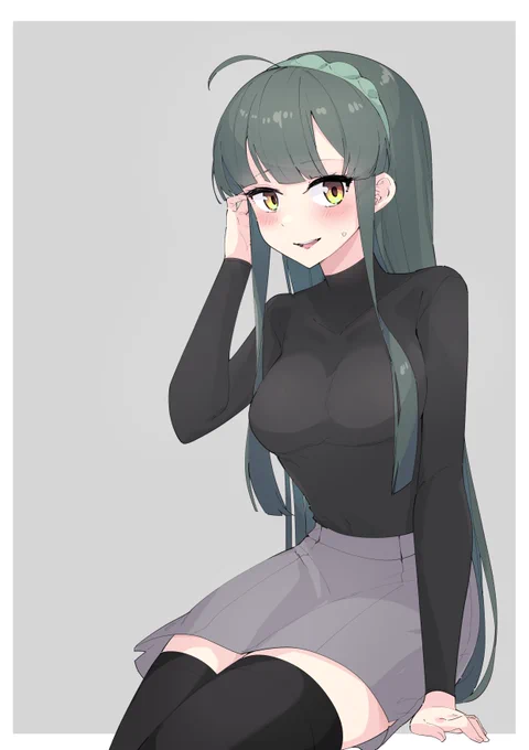 すん子:ぴったりすぎて恥ずかしい 