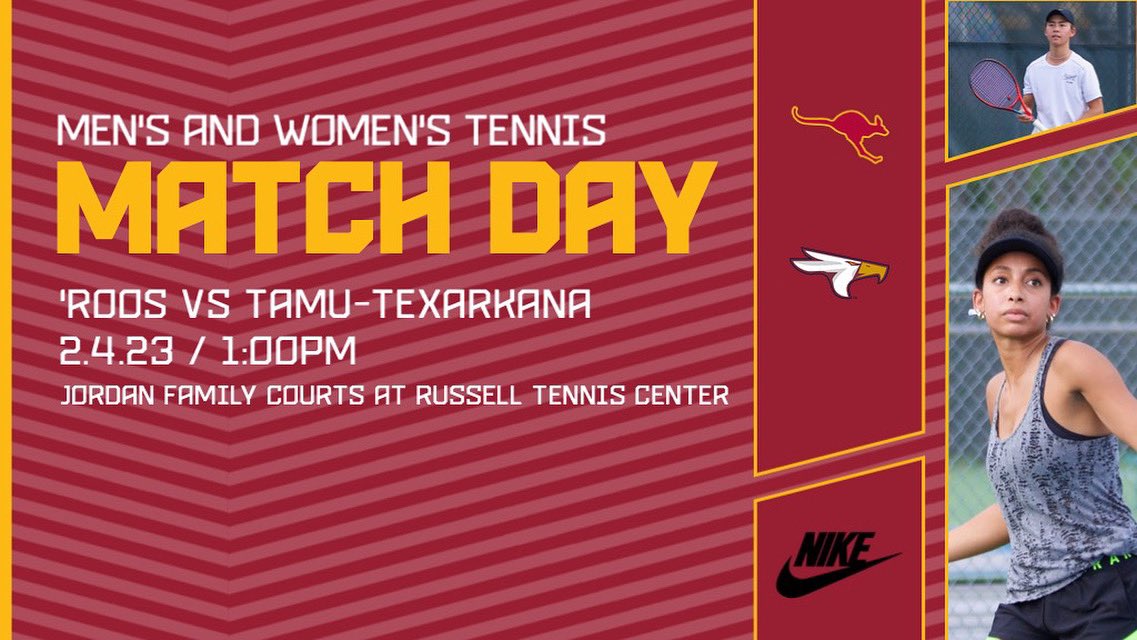 AC_Tennis_'s tweet photo. MATCH DAY!!🎾
🆚TAMU-Texarkana
⏰1:00pm
📍Russel Tennis Center
#BeFeirce #RooNation https://t.co/o7BfE8EknB