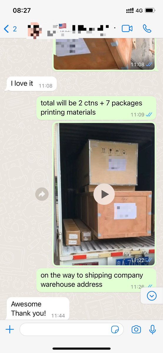 Nicolechen921's tweet image. 🚢🇺🇸KK1.8m printer + laminating machine + printing materials to USA👍
Choose Kongkim, Choose better!

📲&amp;amp; WS &amp;amp; Wechat: +86 159 157 81 352;

#usa
#usaprinter
#usasign
#usasigns
#usabranding
#usahomebusiness
#usaprintingbusiness