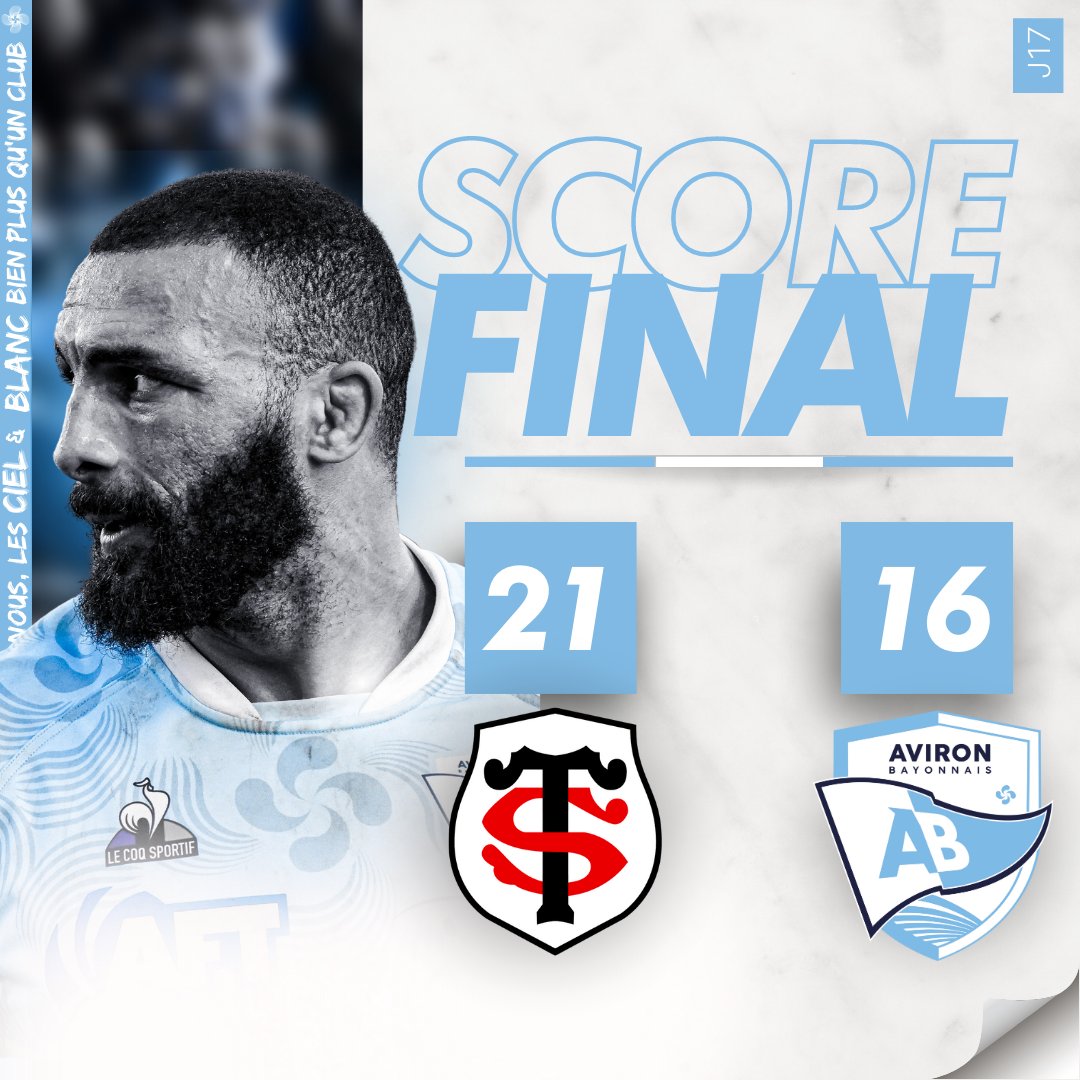 avironrugbypro's tweet image. Bien sur qu&apos;avant le match  on aurait signé pour ce bonus défensif, bien sûr qu&apos;après le match, il y a un peu de frustration. 

Bravo à nos supporters qu&apos;on a entendu toute la rencontre. 

PUSA BAIONA 🔵 ⚪️