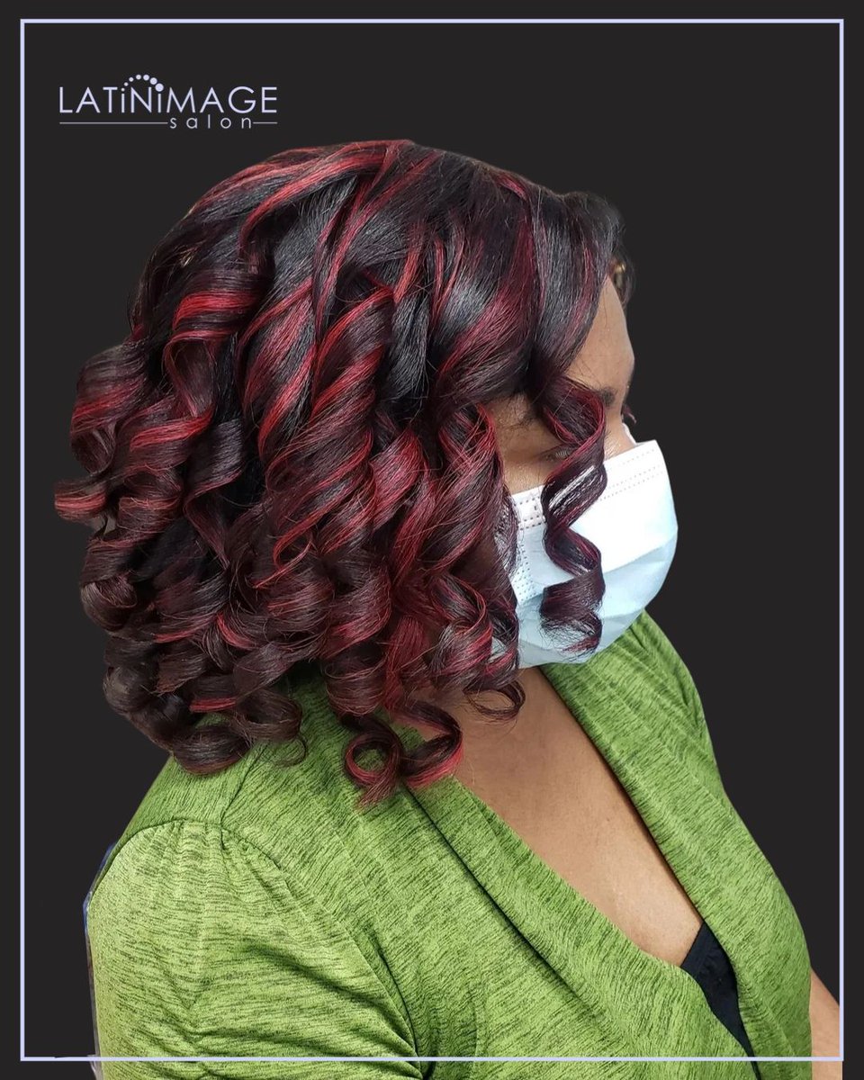 latin_image's tweet photo. In love with the Red highlights 😍 ... Link on Bio to book your Valentine's makeover
.
.
.
.
#love #highlights #curls #blowout #waves #color #newlook #makeover #valentine #selflove https://t.co/SlIBCGUhI4