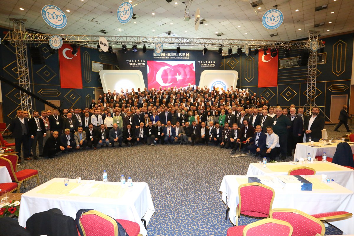Bem_Bir_Sen's tweet photo. 7. Olağan Genel Kurulumuzda,

Genel Başkanımız Levent Uslu ve ekibi güven tazeledi.

Genel Kurulumuz birlik ve beraberlik atmosferinde sona erdi.

#BemBirSen2023
#KutluDavaSağlamİrade https://t.co/tRDjBNmFTt