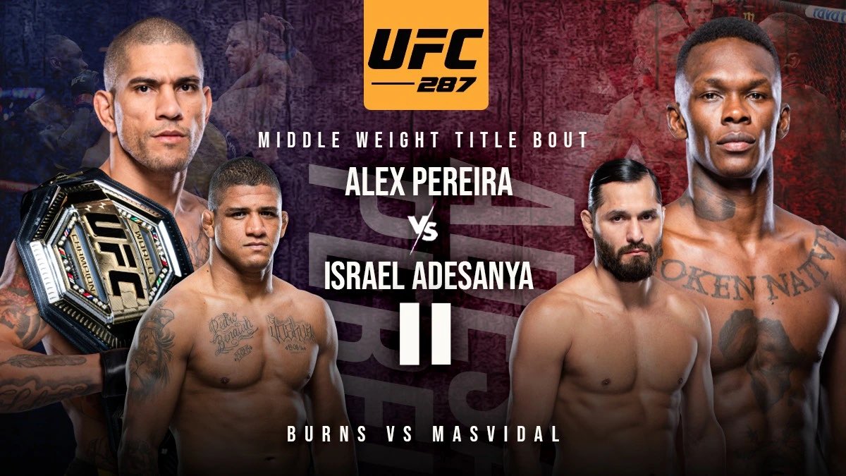 FqMMA's tweet photo. 🚨#UFC287 se tiendra à Miami ‼️
- Main Event :
#AlexPerreira 🏆 Moyens 🆚 #IsraelAdesanya 2️⃣
- Co-Main :
#GilbertBurns 🆚 #JorgeMasvidal
📅 8 avril
Retour du PPV à Miami 20 ans après #UFC42
🔥🔥🔥 https://t.co/NoLbIz4tRx