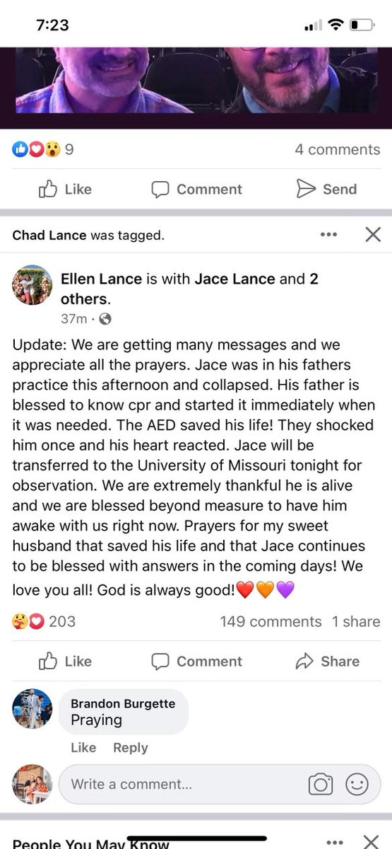 CoachCajunMoore's tweet photo. Thankful for God’s grace &amp; mercy! A father &amp; son bond is strong! A father that coaches his son is even stronger! Jace is doing good &amp; doctors are running test! Keep praying for Jace, Chad, their family &amp; the Missouri Valley College team! God is good!
#Family 
#LoveYourBrother https://t.co/5Em31m7JNY