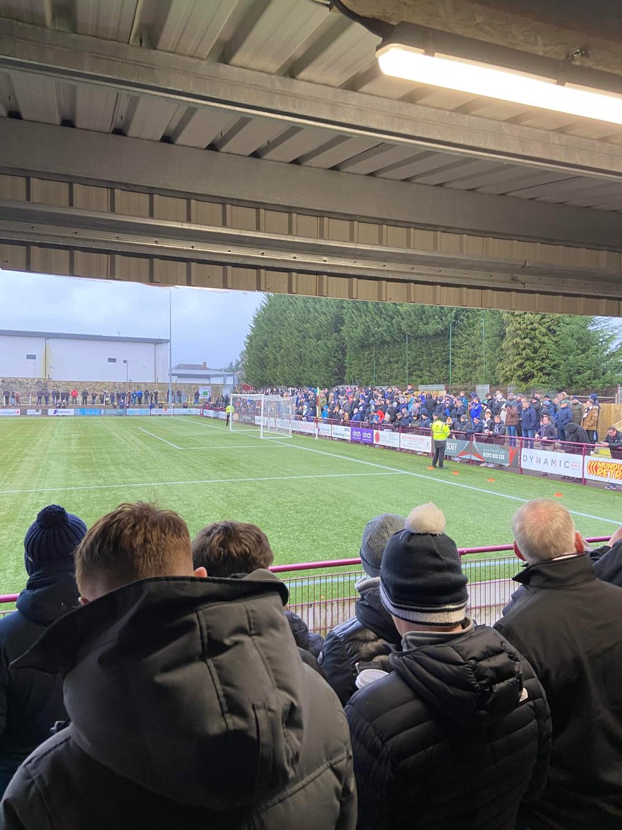 scotsawaydays's tweet photo. Falkirk fans at Kelty Hearts today 

@FalkirkFC https://t.co/ordMqZzqZX