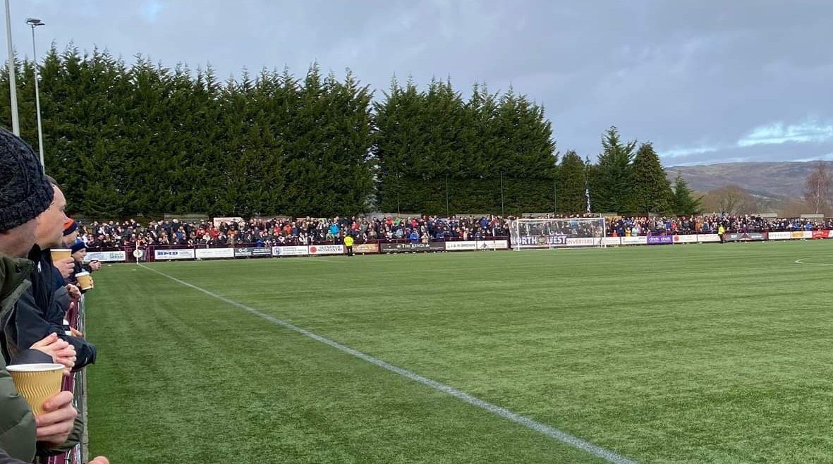 scotsawaydays's tweet photo. Falkirk fans at Kelty Hearts today 

@FalkirkFC https://t.co/ordMqZzqZX