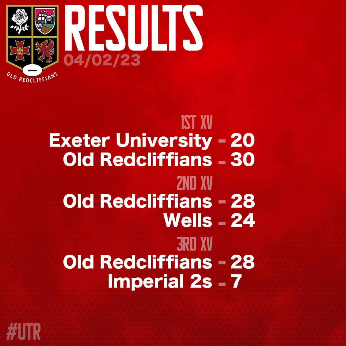 Old Redcliffians RFC on Twitter "Things you love to see 😍 3 from 3