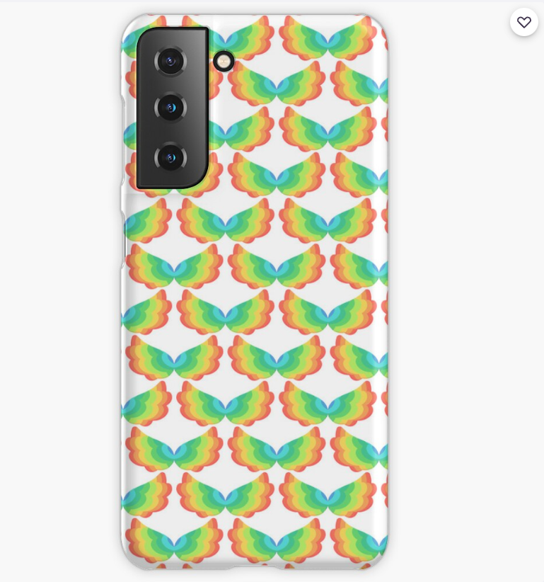 AOARTZ's tweet photo. Rainbow Wing Spirit pattern on Samsung Galaxy Phone Case
https://t.co/aQiPqTJuF4

#redbubble #forsale #rainbow #pride #Spirit #Wings #LogoDesign #decals #art #loveit #magical #printondemand #pattern #SOLD #phonecase #giftideas #ValentinesDay #valentinesdaygift #s21 #s22ultra https://t.co/q0NrF3VaXE