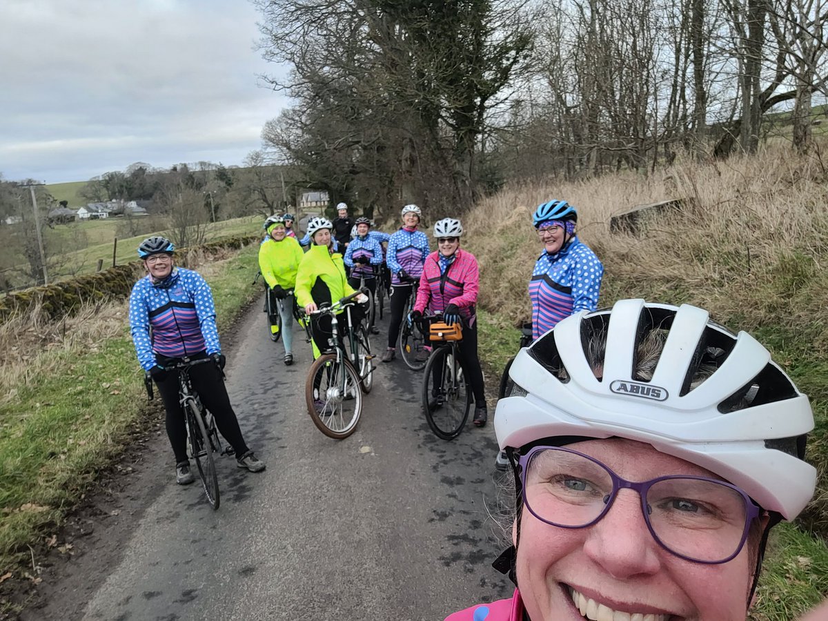 Hawick Belles Breeze (@hawickbelles) on Twitter photo We were very lucky with the weather today for 14 Belles heading out on a 20 mile ride, with a great coffee and cake stop at <a href="/bordermeringues/">border meringues</a>. We're not sure if the 'toots' from the cars were in support or not, but the drivers got a wave anyway!
<a href="/BreezeScotland/">BreezeScotland</a> <a href="/ScottishCycling/">Scottish Cycling</a> We were very lucky with the weather today for 14 Belles heading out on a 20 mile ride, with a great coffee and cake stop at <a href="/bordermeringues/">border meringues</a>. We're not sure if the 'toots' from the cars were in support or not, but the drivers got a wave anyway!
<a href="/BreezeScotland/">BreezeScotland</a> <a href="/ScottishCycling/">Scottish Cycling</a>