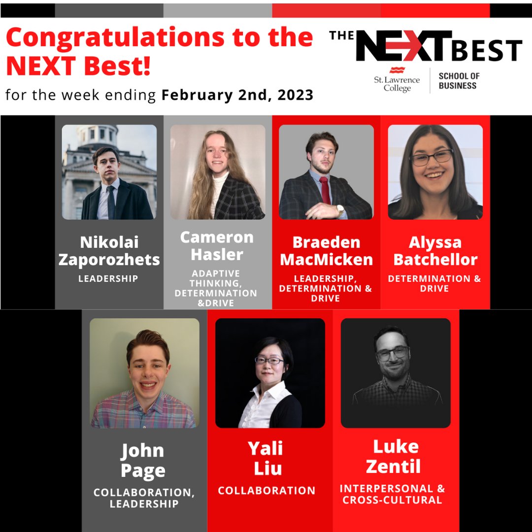 slcbiz's tweet photo. Congratulations to this week's NEXT Best!

#nextbest #slcbiz #determination #drive #designmindset #leadership #interpersonal #crosscultural #collaboration #adaptivethinking https://t.co/LNR9ArBOQI
