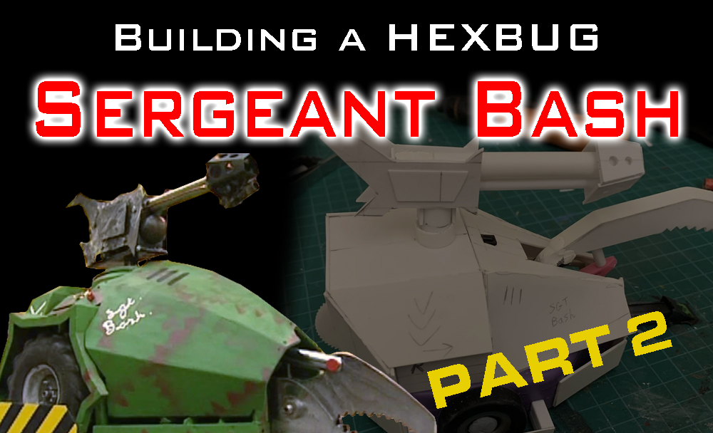 Mark_SW21's tweet photo. NEW VIDEO!!!
Part 2 of my HEXBUG Sergeant Bash build diary.
https://t.co/5dkxlZGw2S
#HEXBUG #RobotWars #SergeantBash #SGTBash #RobotWarsHouseRobots https://t.co/Vj6NNuUfJr