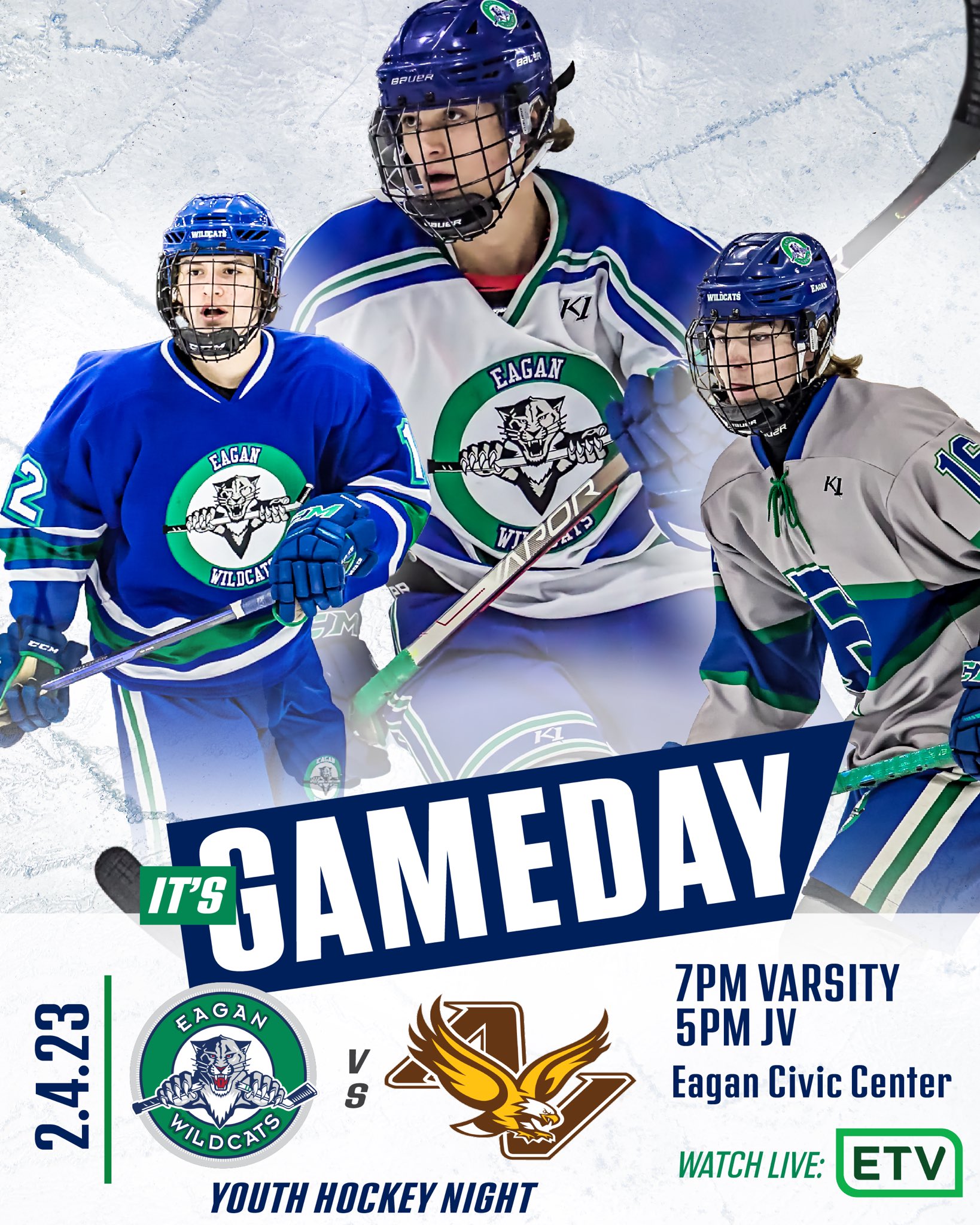 Wildcat Boys Hockey on Twitter "Youth Hockey Night! The big Wildcats