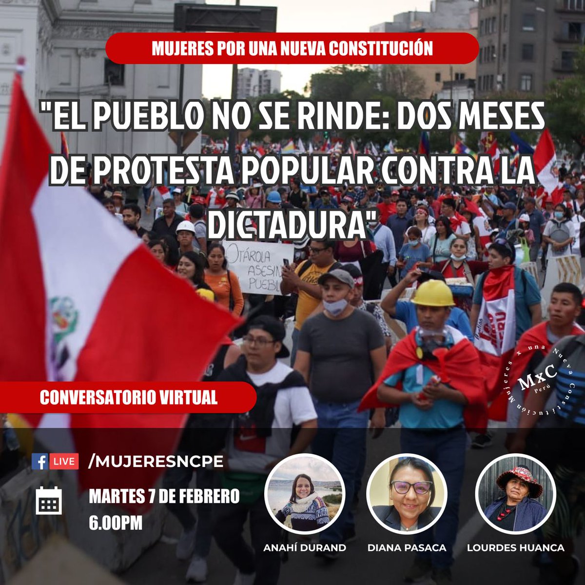 Mujeres por Nueva Constitución tweet media