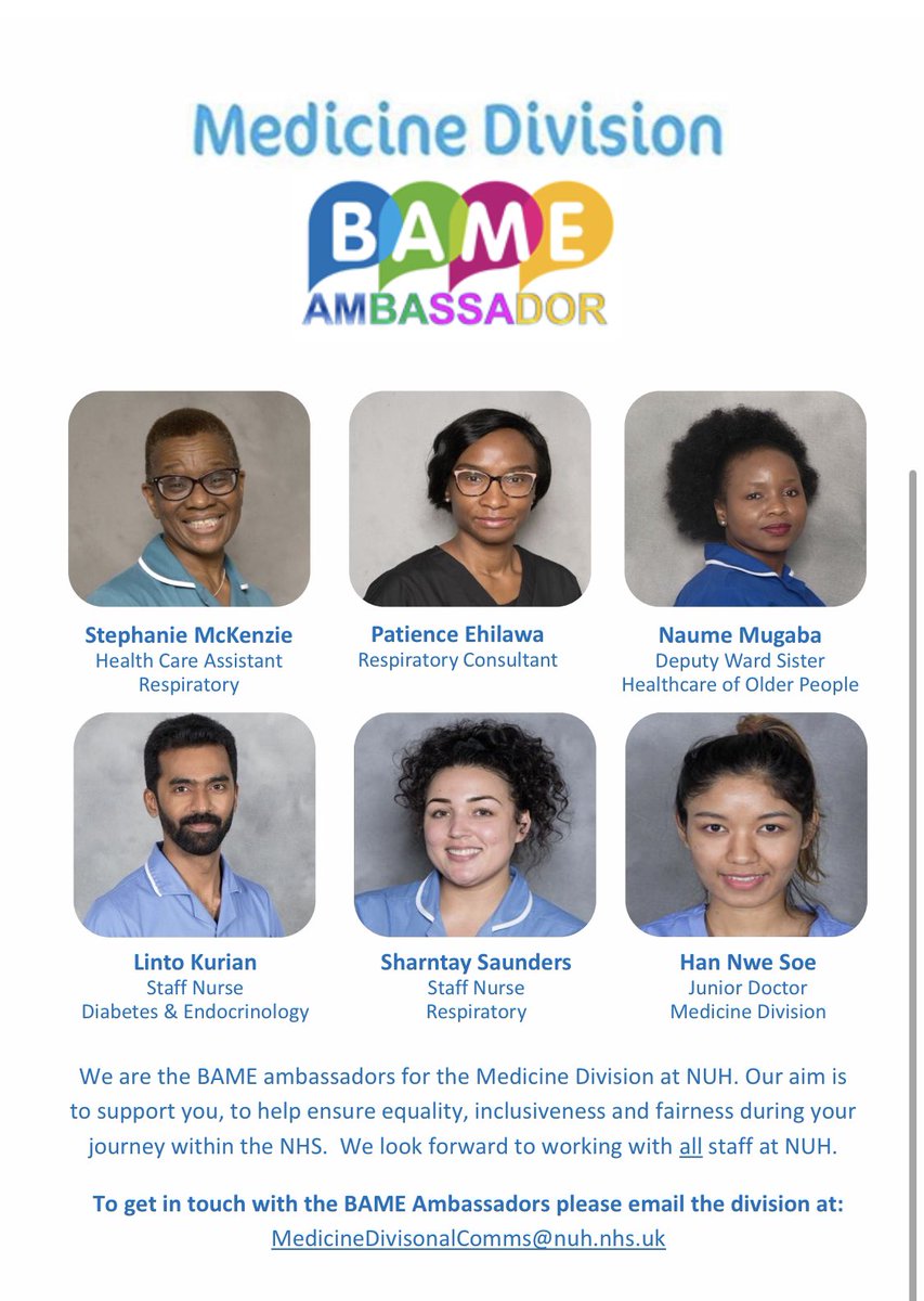 Medicine Division BAME Ambassadors
