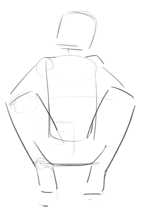 素体です #人体 #講座 #描き方 #素体  