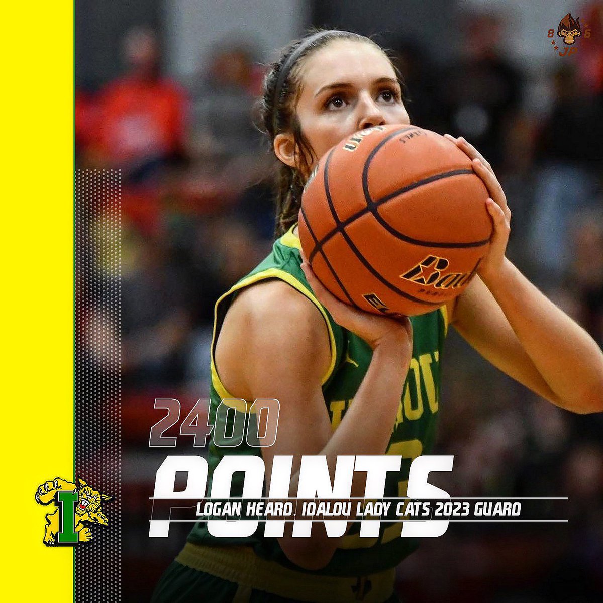 Congrats to Idalou Senior, Logan Heard, who has compiled an amazing 2,400 points in her career so far! 
A baller!! Humble and hard-working!
🟢🟡 #806hsscmedia