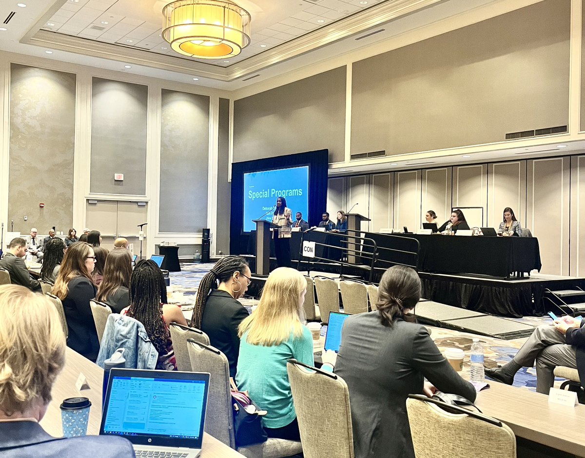 A special thank you to <a href="/ABAPresident/">Michelle Behnke</a> for stopping by <a href="/ABAYLD/">ABA Young Lawyers</a> Assembly. Civics. Civility. Collaboration. #ABAMidyear23