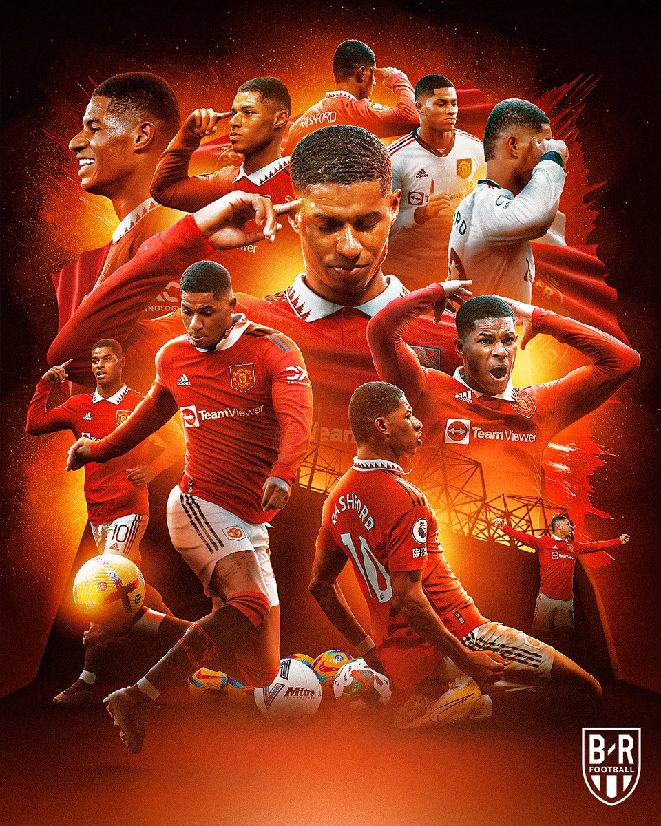 Marcus Rashford scores his 𝟏𝟎𝐭𝐡 goal since returning from the World Cup