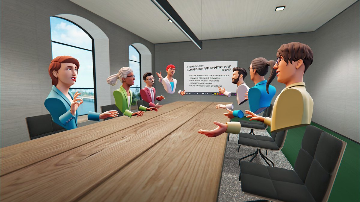 spatialnetworks's tweet photo. 5 reasons why businesses are investing in VR in 2023 https://t.co/EjJRi8Nv5E via @glue_collab #hybridteams #futureofwork #edinvr #socialVR https://t.co/Z1RzwOR2xX