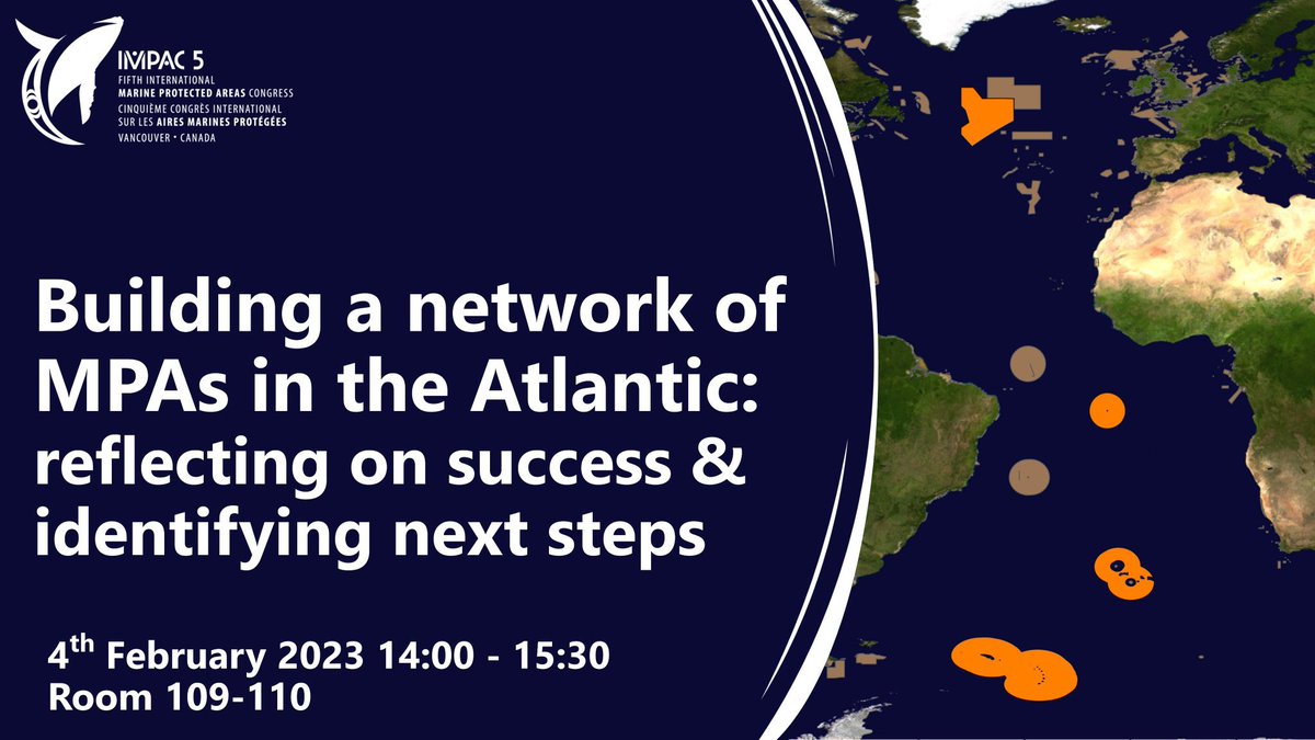 TammyEDavies's tweet photo. Today!!
Showcasing how tracking data has been used in decision making in Atlantic #LMPAs and identifying gaps for a coherent network for migratory species
#IMPAC5 #AtlanticGuardians #connectivity #BLScience https://t.co/mUifHhIxEZ