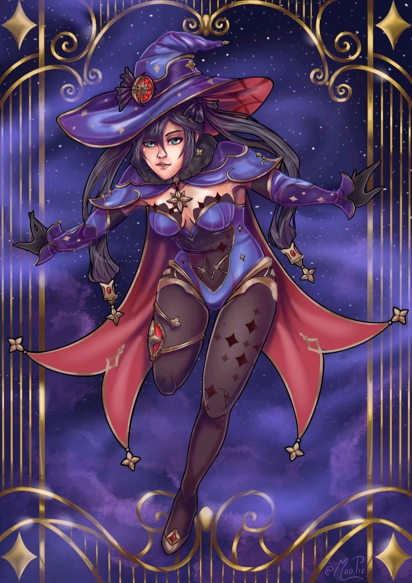 Witch/Wizard hats are always so fun to draw~🧙🏻‍♂️🧙🏻‍♀️🧙🏻
#GenshinImpact #GenshinImpactfanart #MonaGenshinImpact