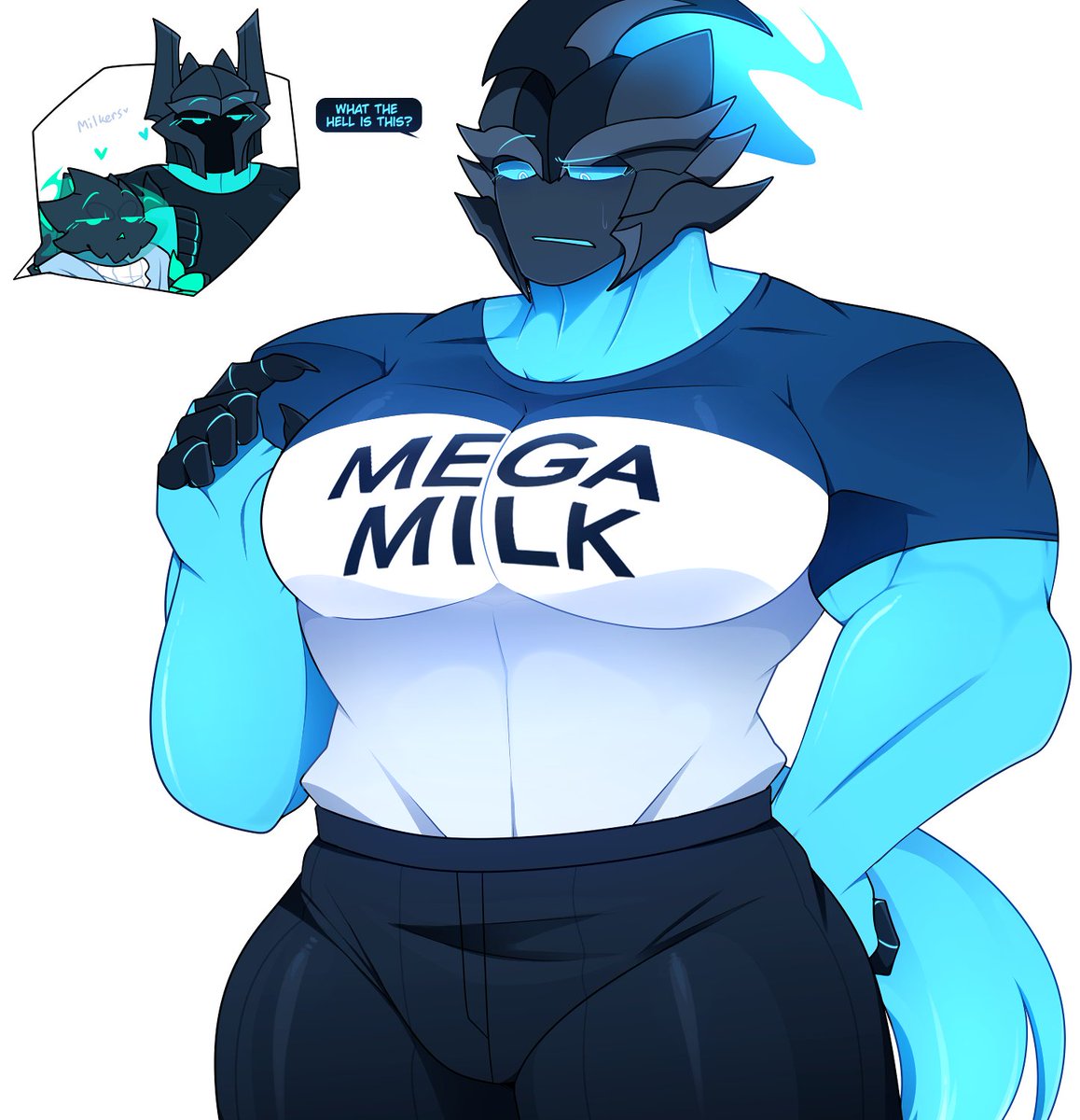 no.167 勇敢なヒョウとmilk blueのセサミ Yeah, I'm giving him some proper milkers, cuz damn ⁽ˢᵒᵐᵉ