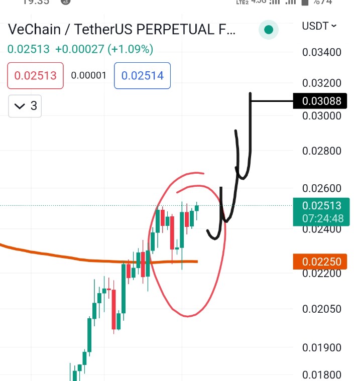 tradejik's tweet photo. #Vet vechain 

Tp1: 0.028
Tp2:0.031 https://t.co/KCrd7FPtpt