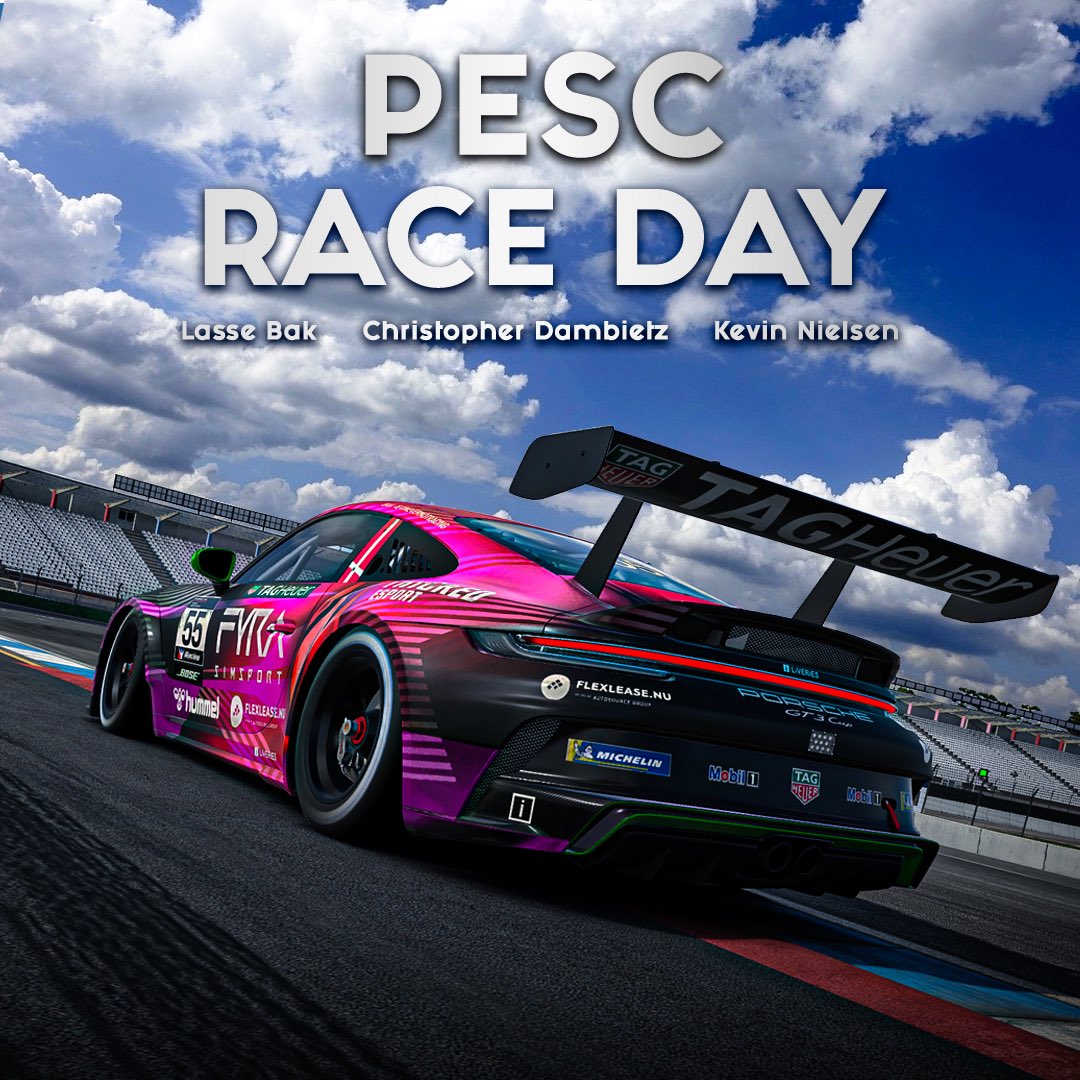 🚗 Get ready for some high-octane action at Hockenheim! 🔥 Our drivers, Lasse Bak, Christopher Dambietz, and Kevin Nielsen are representing <a href="/FYRASimSport/">FYRA SimSport</a> in the first round of the Porsche Esport Super Cup!

#PorscheEsportSuperCup #Racing #Esports 🎮