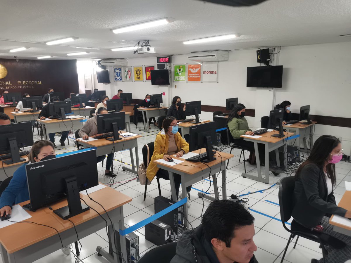 INE_PUEBLA's tweet image. 📌En la Junta Local del #INEPuebla, los aspirantes a cargos o puestos del SPEN del sistema #OPLE,  que acreditaron la etapa de cotejo documental, verificación del cumplimiento de requisitos y examen de conocimientos, realizan su evaluación psicométrica #ConcursoPúblico 2022-2023