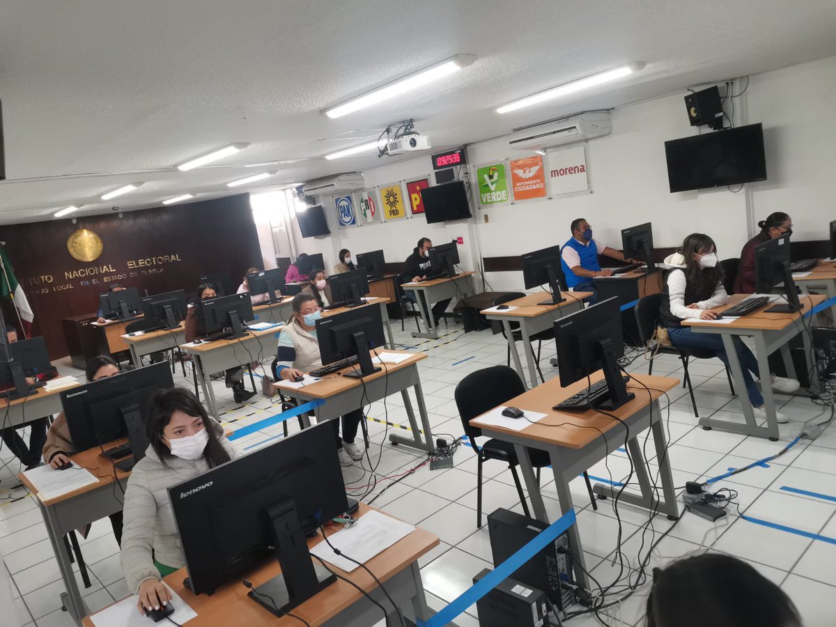 INE_PUEBLA's tweet image. 📌En la Junta Local del #INEPuebla, los aspirantes a cargos o puestos del SPEN del sistema #OPLE,  que acreditaron la etapa de cotejo documental, verificación del cumplimiento de requisitos y examen de conocimientos, realizan su evaluación psicométrica #ConcursoPúblico 2022-2023