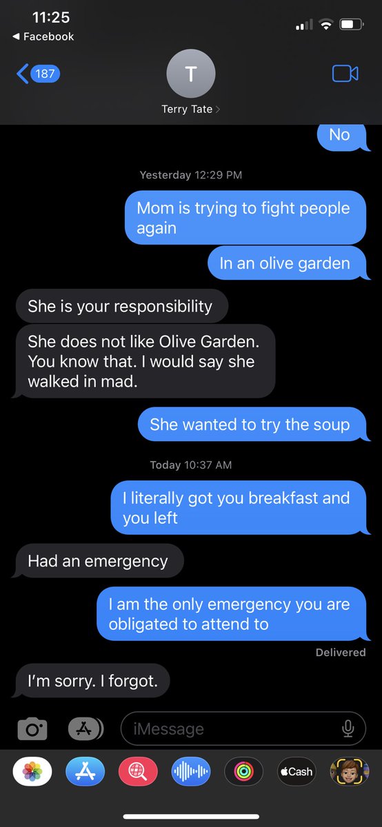 Texts w dad