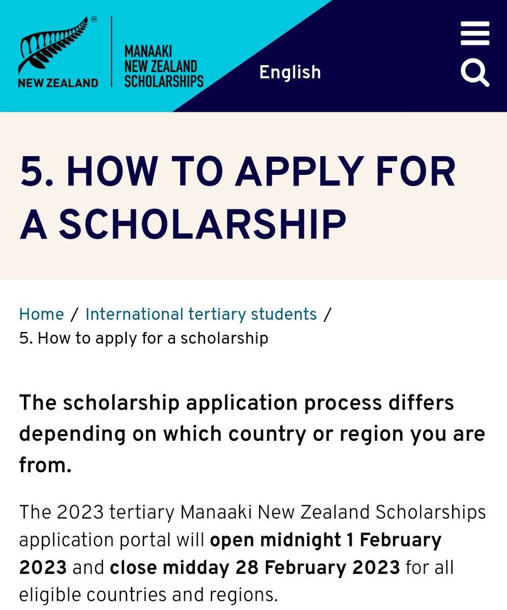 corner_oc's tweet image. New Zealand Government Scholarships 2023-24 (Fully Funded)

The NZ Govt Scholarship for Bachelors, Masters and PhD Programs. 

Visit: scholarshipscanada.info/new-zealand-go…

Deadline: 28th February 2023

#NZScholarship #Manaaki #StudyinNZ #FullyFundedScholarships @newzealand