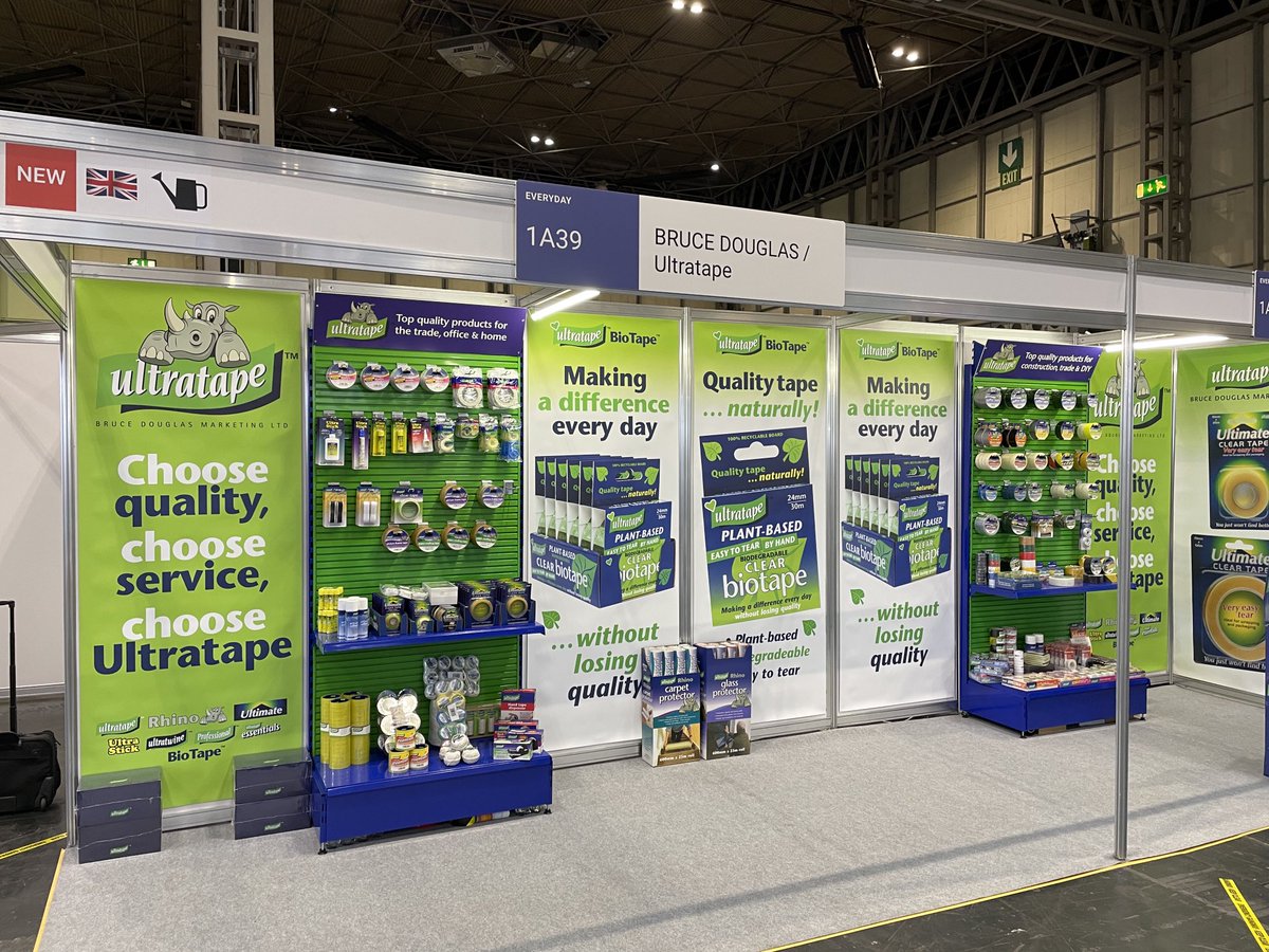 ultratapeUK's tweet image. WE ARE READY!! ⁦@SpringAutFair⁩ A warm welcome awaits you Hall 1 Stand No A39 - come and discuss the “role” of tape in your business #quality #service #springfair2023
