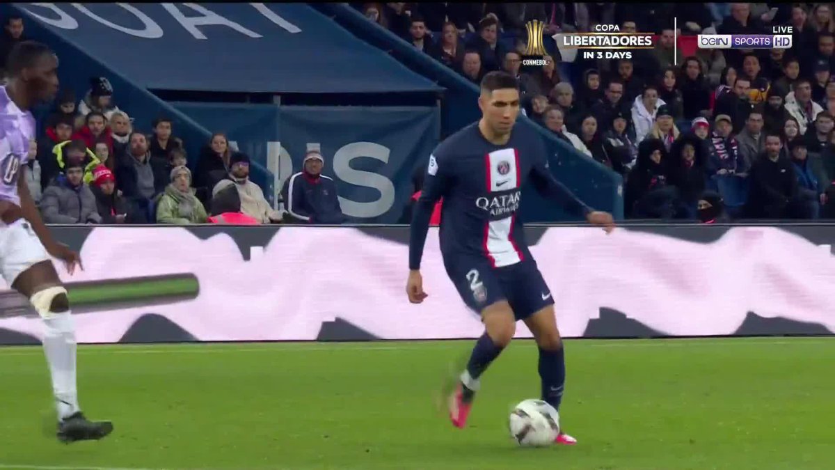 beIN SPORTS USA auf Twitter „THIS GOAL 🤯 Hakimi equalizes it for PSG 🤩 1-1 🍟 Enjoy PSG vs