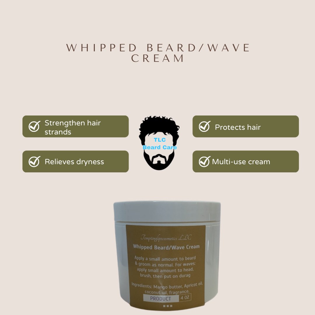 bonitanishaa's tweet image. Let’s get your beard nice &amp;amp; soft for Valentine’s Day 🫶🏽

The whipped beard/wave is made with mango butter that deeply penetrates the hair strands to reverse the signs of dryness. Infused with apricot oil to help boost the health of your beard as well.

Temptingthebrand.com