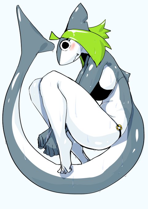 ピンノさん(@cat_pepper)ところのロジちゃん!
あまりにも可愛いサメだったので描きました😊
かわいい… 