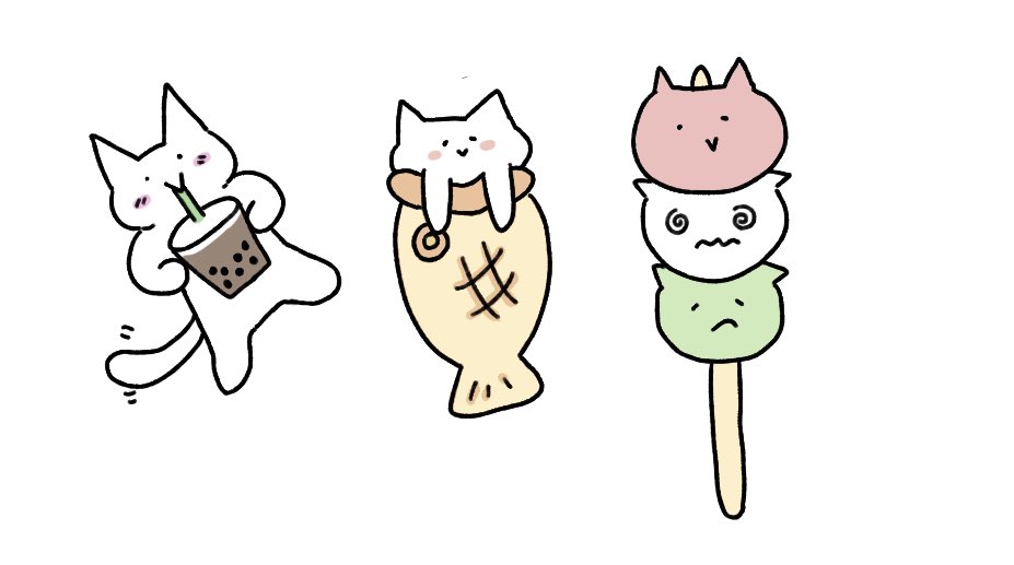 starling_rabbit's tweet photo. if you venmo $0.50 to val_cad and write as a comment your twitter handle and a food i will draw you a little kitty cat interacting with that food https://t.co/asPT7vXixx