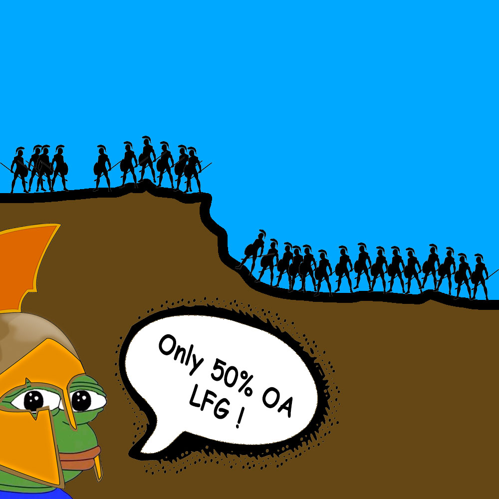 WEEK 1 ENTRY <a href="/6529complaints/">6529complaints.eth</a>

OA by 50% my ass... more like 500%

 #complaintmonth #complaintcard

opensea.io/assets/ethereu…