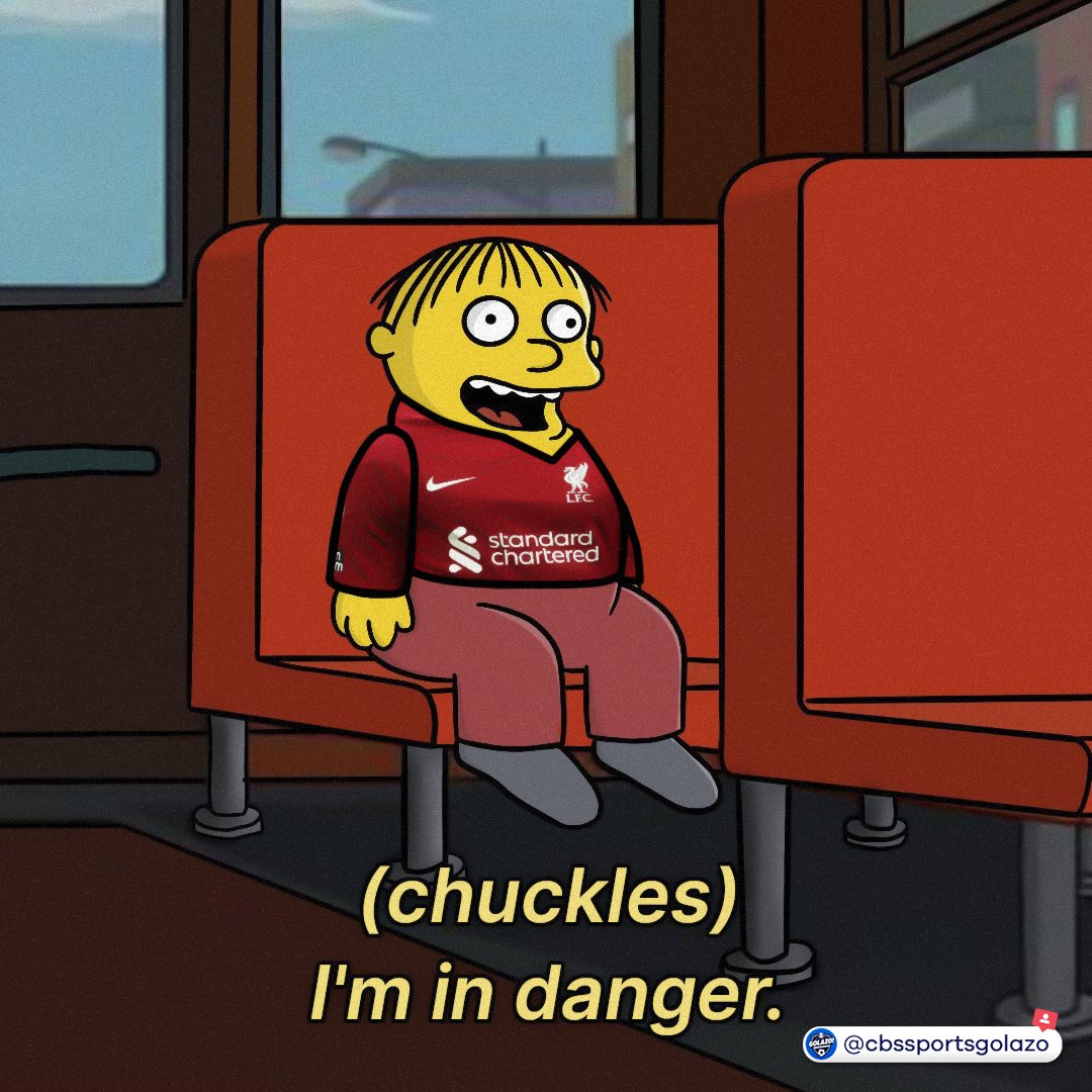 Chuckles I M In Danger CBS Sports Golazo ⚽️ on X: "No wins in their last four EPL matches ❌ 10 points off top four 😬 3-0 loss to relegation threatened Wolves 👀 Liverpool are straight up
