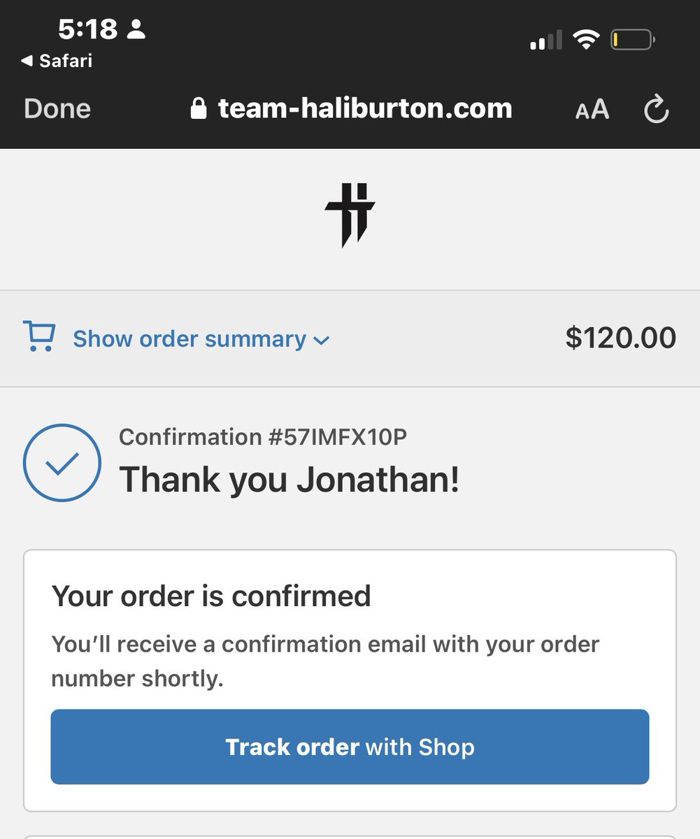 Make sure to buy a pair 👇

Team-Haliburton.com